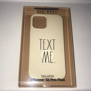 Rae Dunn TEXT ME iPhone 12 Pro Max Case BRAND NEW IN BOX
